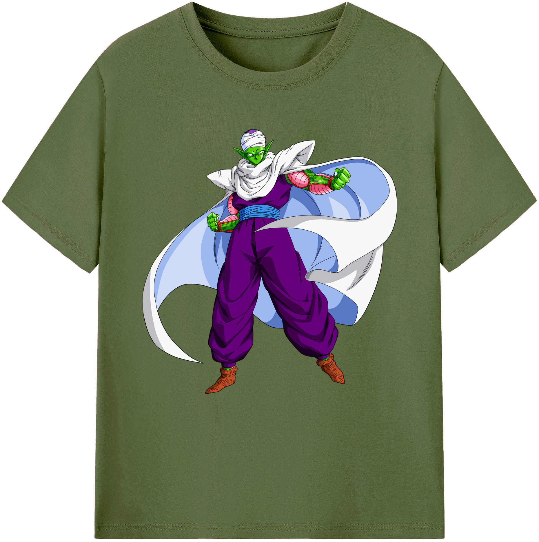 （画像用） ドラゴンボール ピッコロ DRAGON BALL Piccolo 綿100％半袖Tシャツ（フロントプリント）